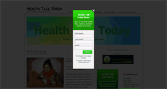 Desktop Screenshot of healthtalktoday.net